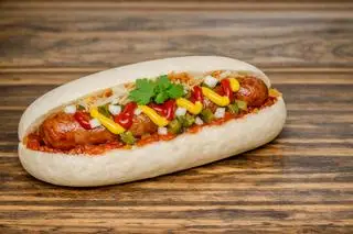 Hình ảnh White Bánh Mì with Premium Sausage