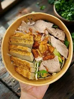 Hình ảnh Bún mắm nêm chả cá - thịt
