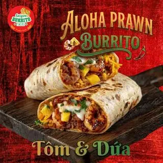 Hình ảnh Aloha Prawn Burrito | Tôm • Dứa