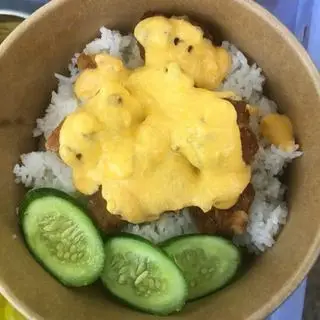 Hình ảnh cơm gà xốt phô mai