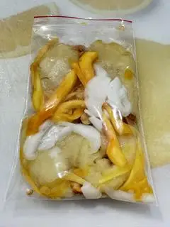 Hình ảnh Kem sinh tố chuối mít dừa 