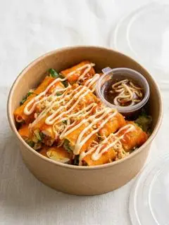 Hình ảnh Bánh Tráng Cuốn Chà Bông 