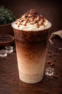 Hình ảnh Cafe sữa tươi caramel mix kem