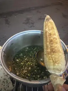 Hình ảnh Bắp Nướng Mỡ Hành