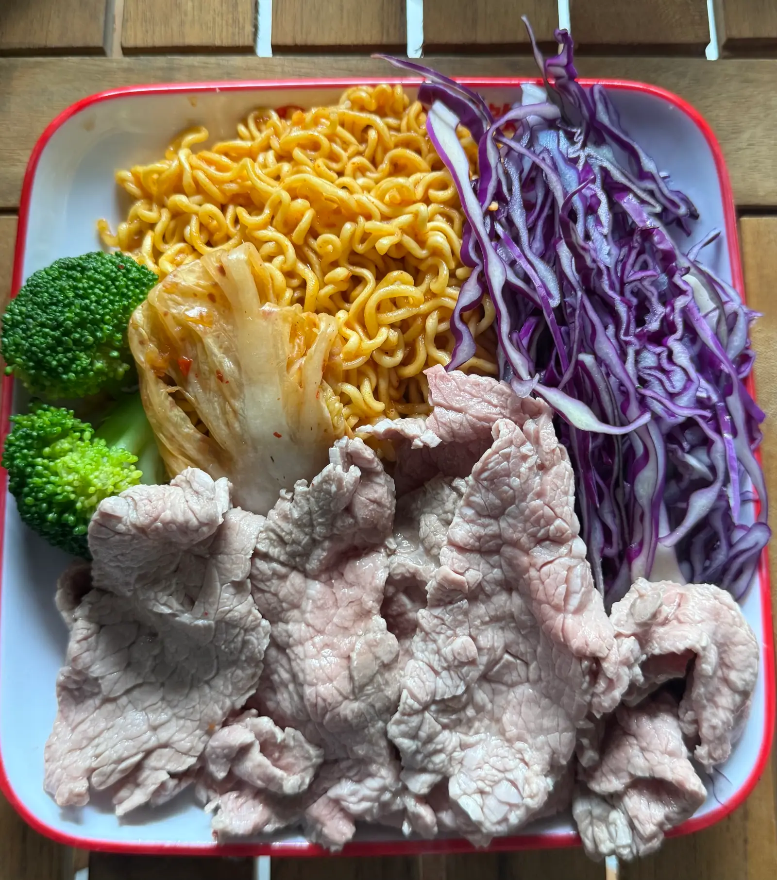 Hình ảnh MÌ XÀO KIM CHI BÒ