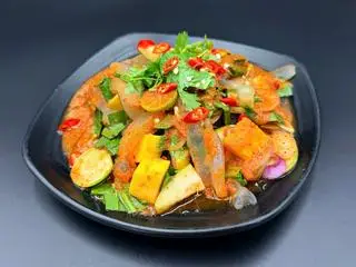 Hình ảnh Sứa trộn sốt thái size vừa