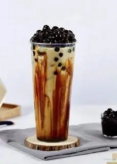 Hình ảnh Trà sữa trân châu đường đen full topping