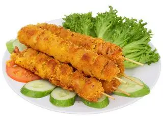Hình ảnh Xúc xích lốc xoáy tẩm bột 