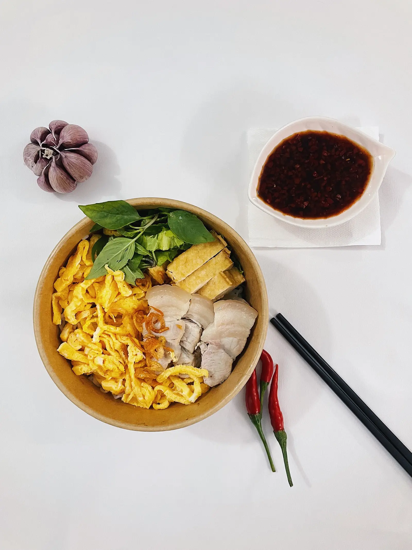 Hình ảnh Bún nước tương truyền thống