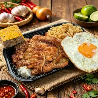 Hình ảnh Cơm Tấm Sườn Bì Chả Trứng