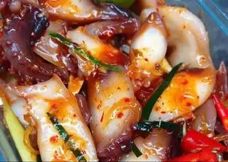 Hình ảnh Bạch tuộc sốt Thái