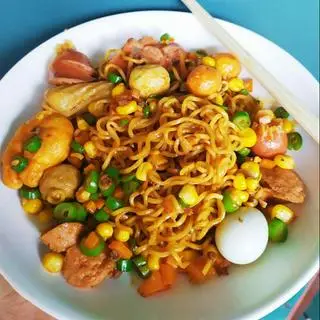 Hình ảnh mỳ trộn cá viên ,bò viên 