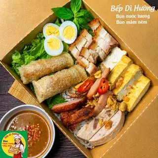 Hình ảnh Bún nước tương Heo quay FULL Topping
