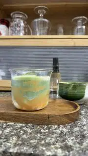 Hình ảnh Peanut butter matcha latte