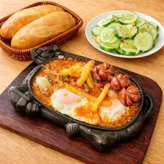 Hình ảnh Bánh mì bò cháy tỏi