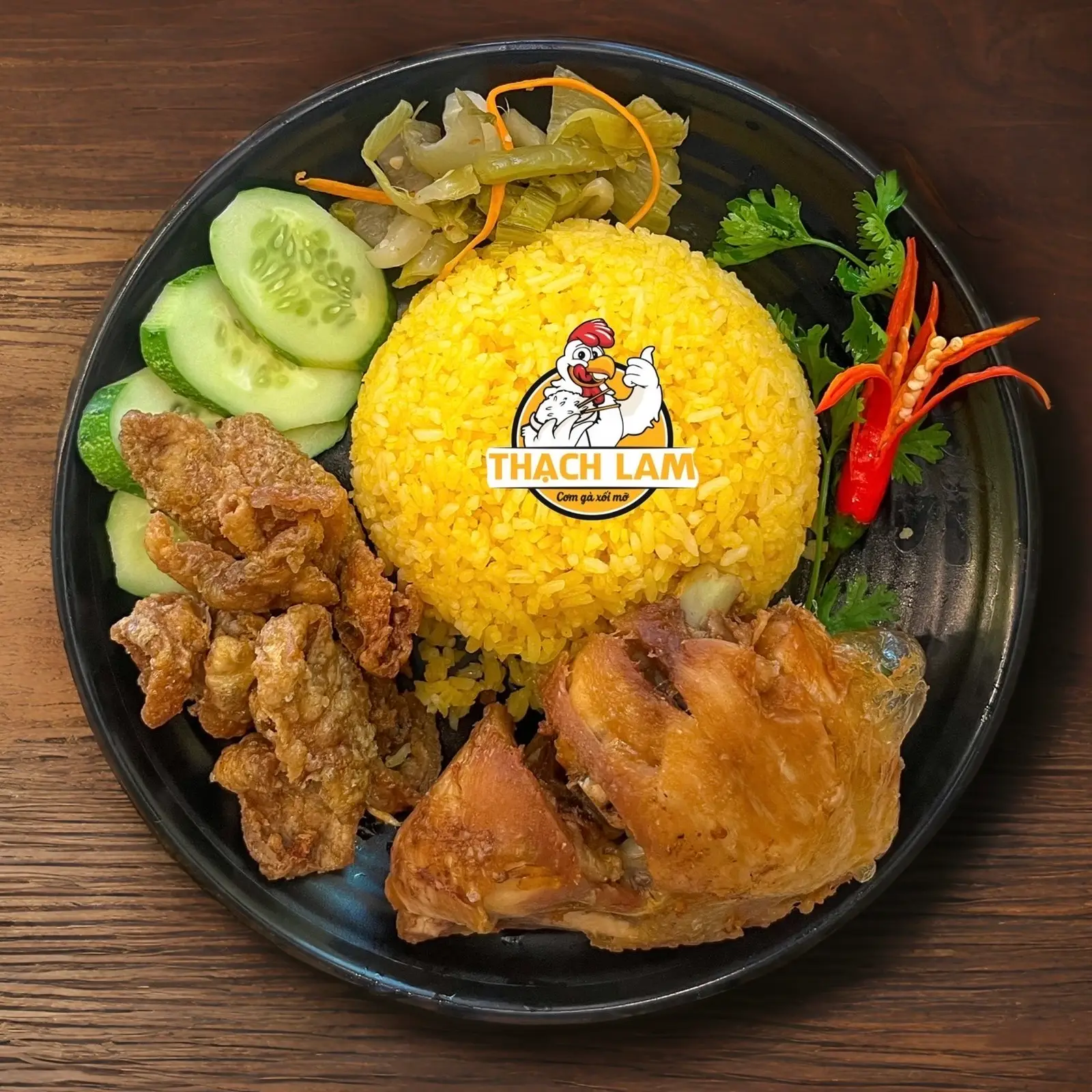 Hình ảnh Cơm Má Đùi - Da Gà