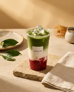 Hình ảnh Matcha Latte Dâu