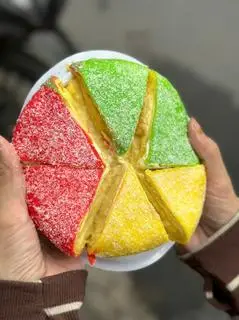 Hình ảnh Crepe phú sĩ mix màu 14cm