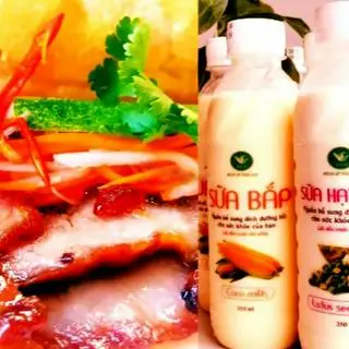 Hình ảnh Combo 8: Bánh mì xá xíu + Chai sữa