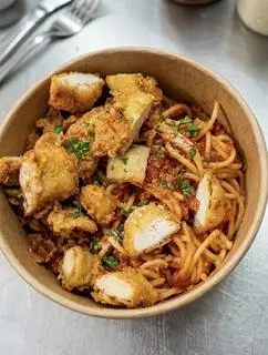 Hình ảnh MÌ Ý XỐT CÀ GÀ GIÒN