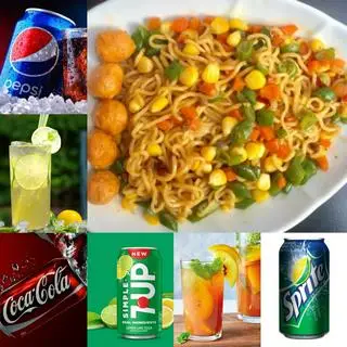 Hình ảnh Mỳ trộn tôm viên + 1 thức uống