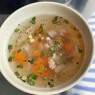 Hình ảnh Canh súp thịt bằm
