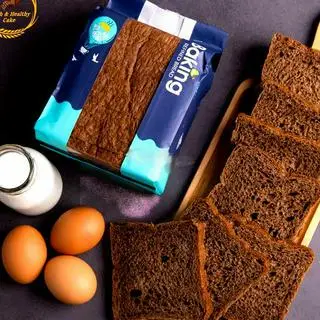 Hình ảnh Bánh mì đen nguyên cám healthy 250gr - 10 lát