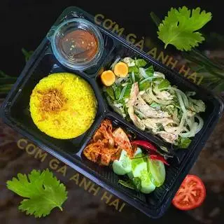 Hình ảnh Cơm gà ta xé rau răm