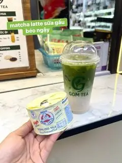 Hình ảnh Matcha sữa gấu