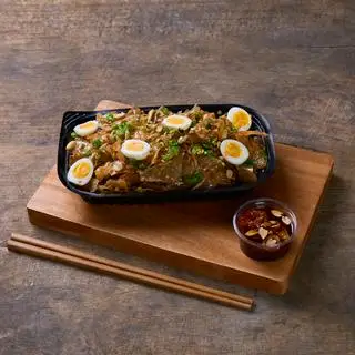 Hình ảnh Bánh tráng trộn mỡ hành - hành phi và tỏi phi nhỏ