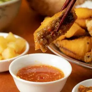Hình ảnh Bún cá chấm nhiều cá