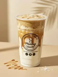Hình ảnh sữa tươi cà phê Caramel