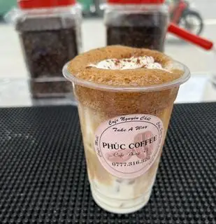 Hình ảnh Cafe sữa tươi sương sáo ly vừa