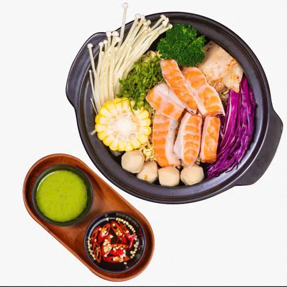 Hình ảnh Mì Kim Chi Lườn Cá Hồi