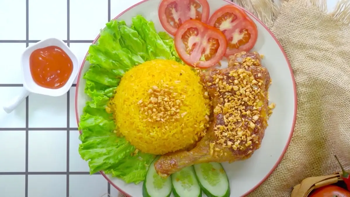 Hình ảnh Cơm đùi góc tư xối mỡ
