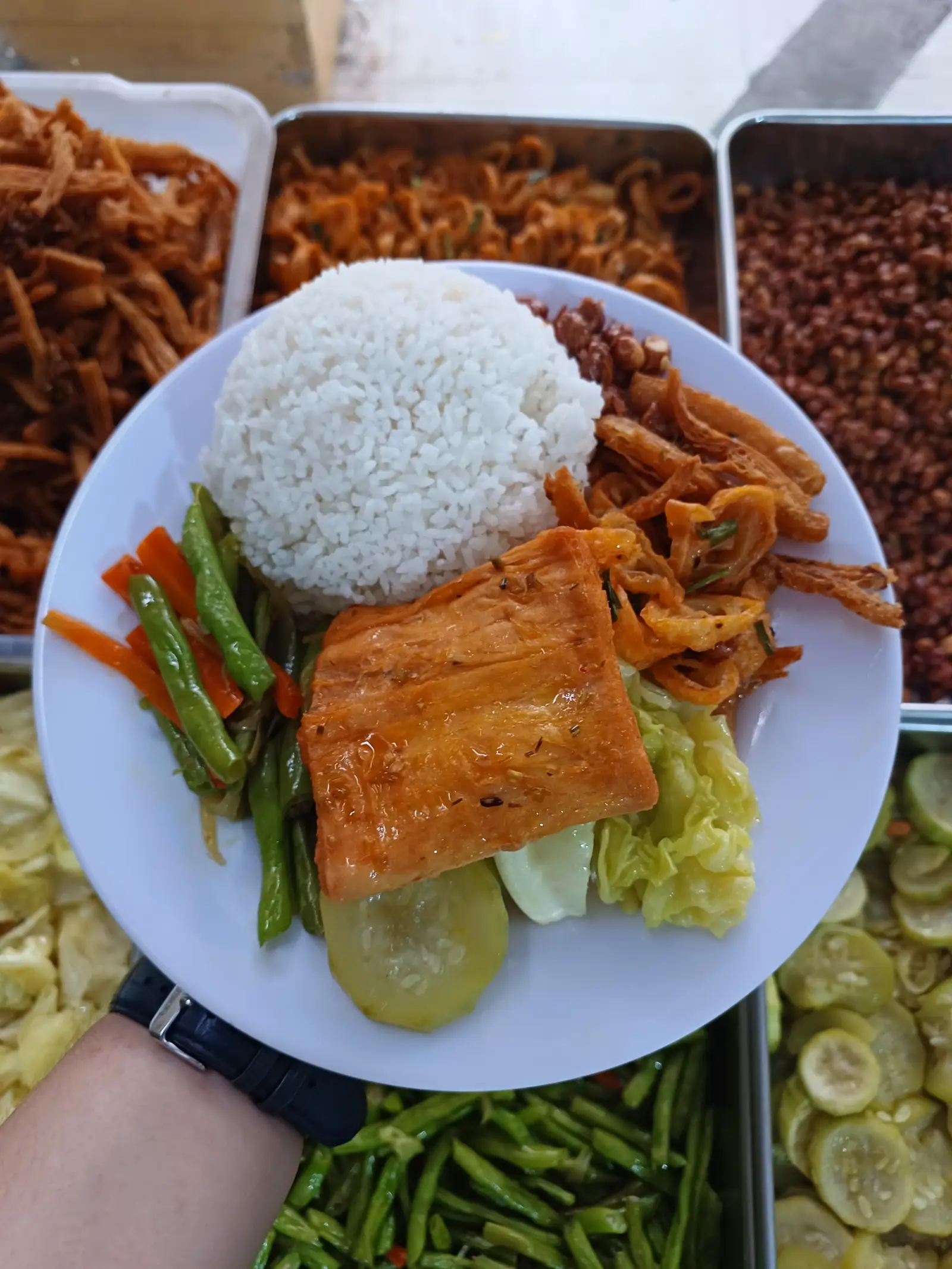 Hình ảnh Cơm Chay Thập Cẩm + Đậu Hủ Ky