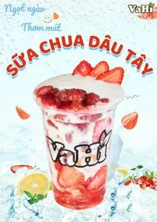 Hình ảnh sữa chua dâu tây tươi