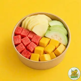 Hình ảnh Hộp 4 Loại Trái Cây Mix : Dưa Hấu - Táo - Xoài - Ổi