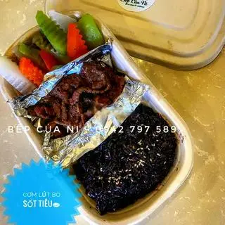 Hình ảnh Cơm lứt bò sốt tiêu
