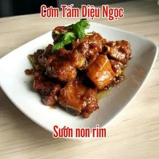 Hình ảnh Cơm sườn non rim