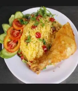 Hình ảnh Cơm chiên đùi nhỏ