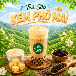 Hình ảnh Trà sữa kem phô mai