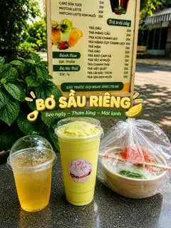 Hình ảnh sinh tố bơ sầu riêng 