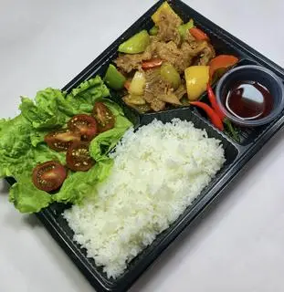 Hình ảnh Cơm bò xào sa tế