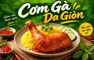 Hình ảnh Cơm Gà Da Giòn