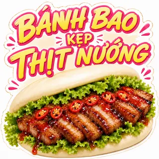 Hình ảnh Bao thịt nướng