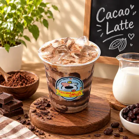 Hình ảnh Choco Latte Sữa Tươi (Cacao Nguyên Chất)
