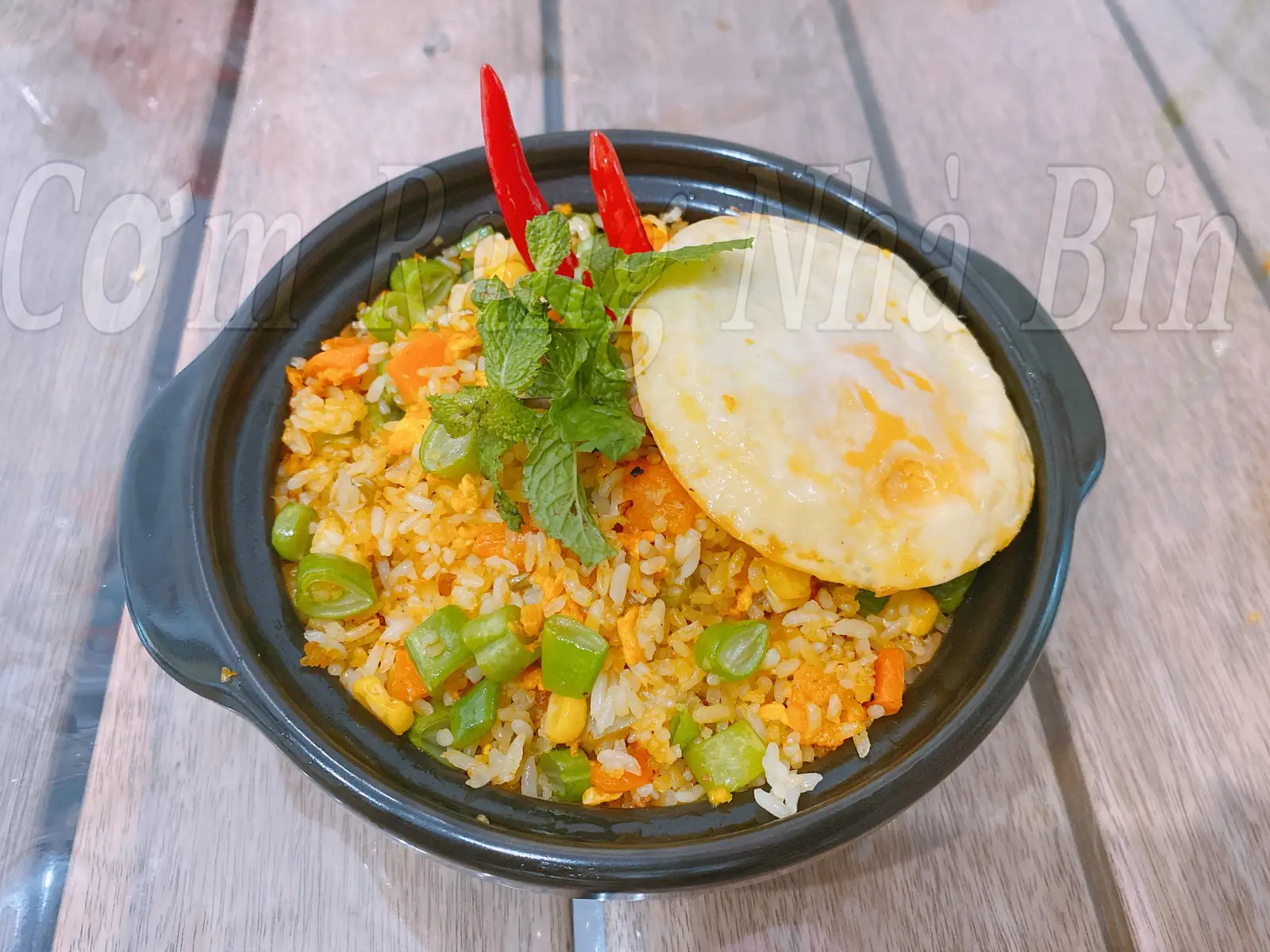 Hình ảnh Cơm Rang Trứng Dưa kèm 1 ly coca