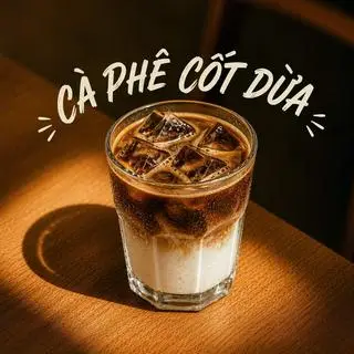 Hình ảnh Cà phê Cốt dừa