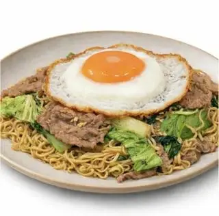 Hình ảnh Tặng 1 ly coca hoặc 1 ly 7 up Mì xào bò+ốp la